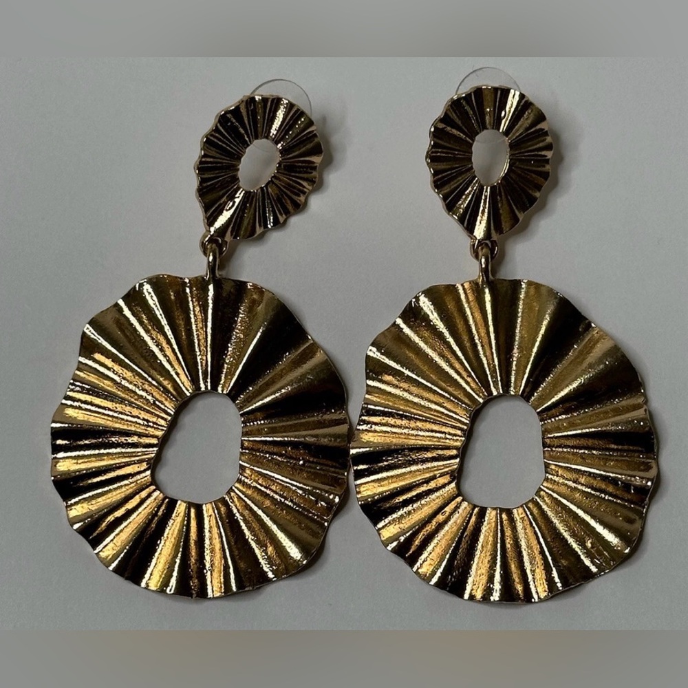 Gold Statement Earrings